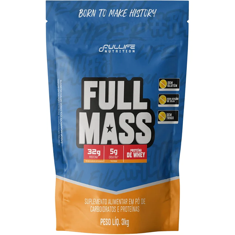 Full Mass Hipercalórico 3kg Suplemento
