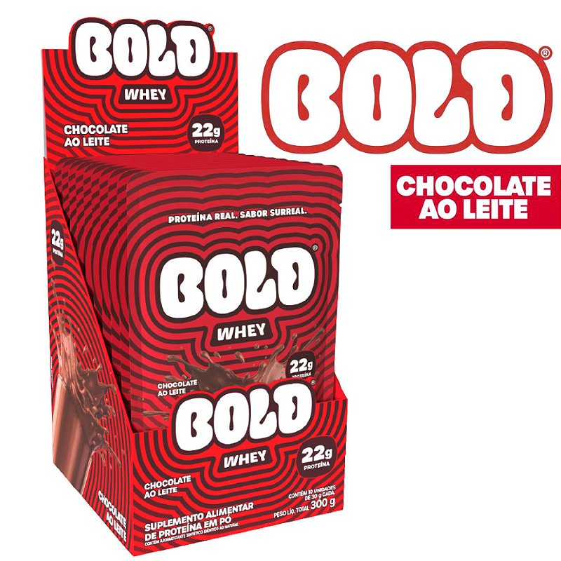 Bold Whey Caixa com 10 doses de 30g