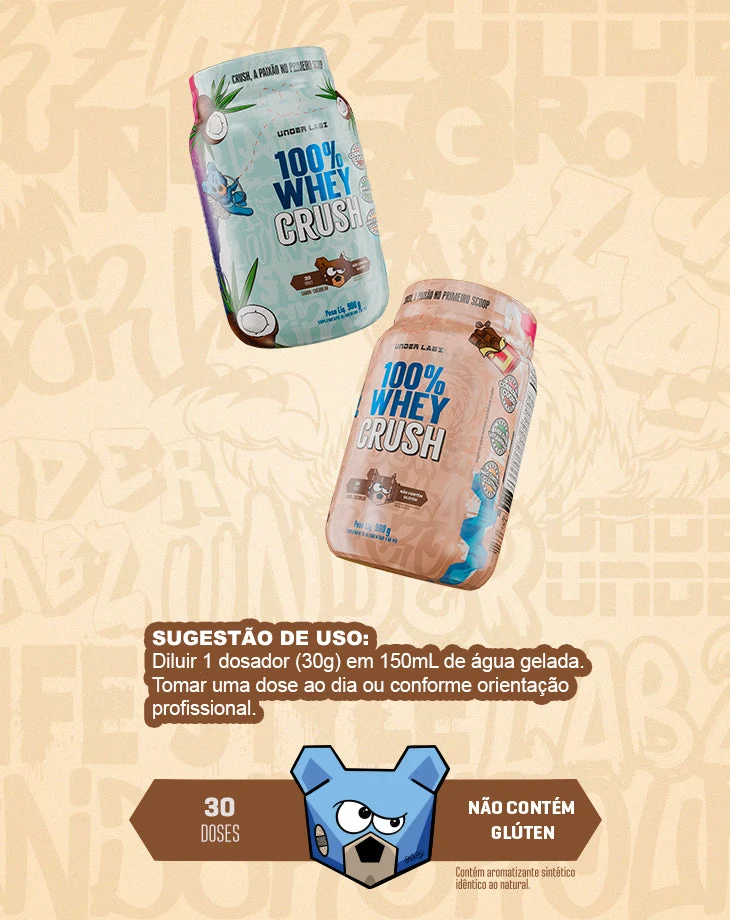 100% Whey Crush 900g