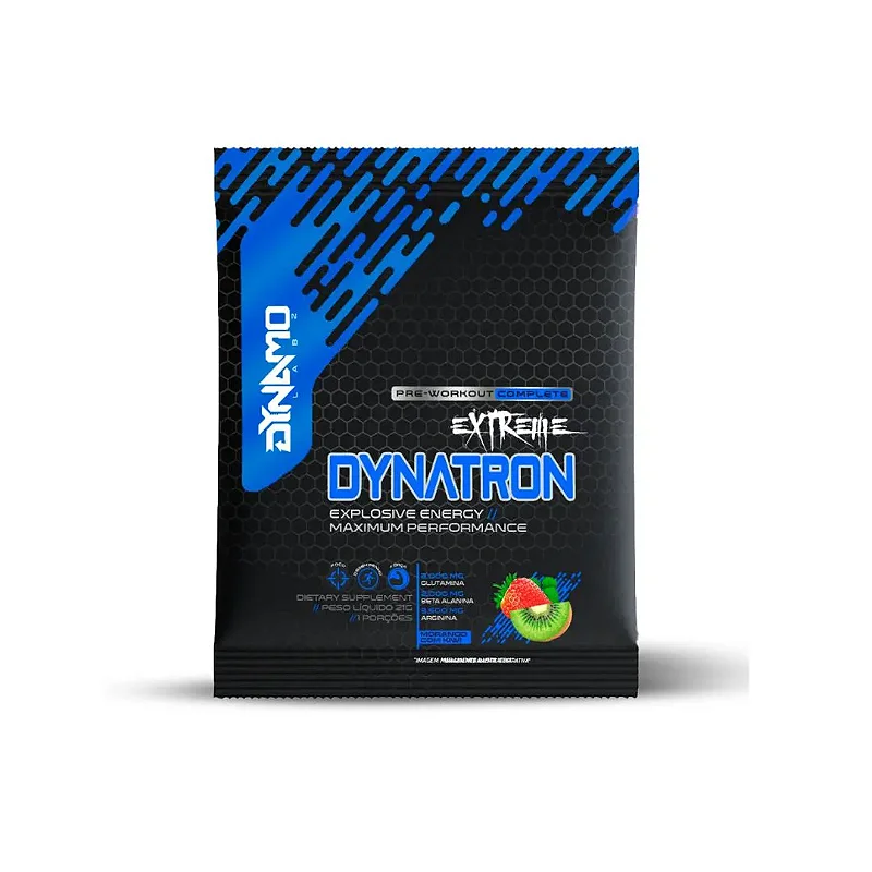Dynatron 1 Sachê 21g Morango Kiwi Pré-Treino