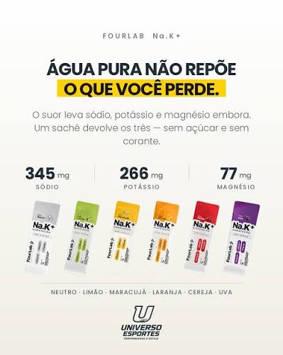 Na.K+ 7g Fourlab Suplemento Hidratação