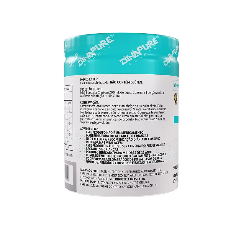 Creatina Dynapure 300g Monohidratada Dynamo Labz