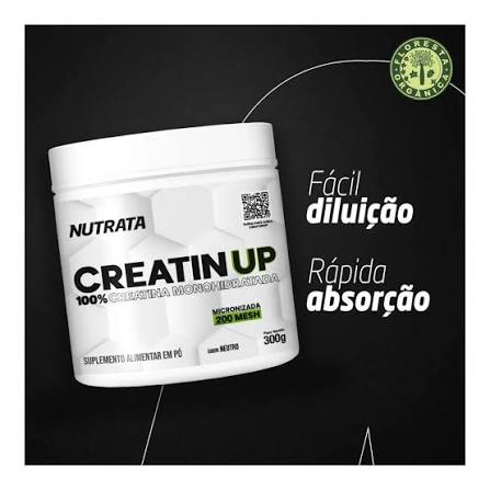 Creatina 300g Nutrata Monohidratada Pura
