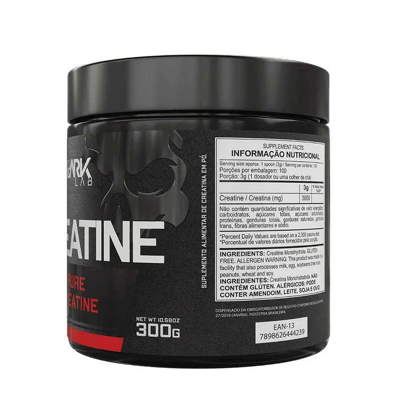 Creatina 300g Dark Lab Pura e Eficiente