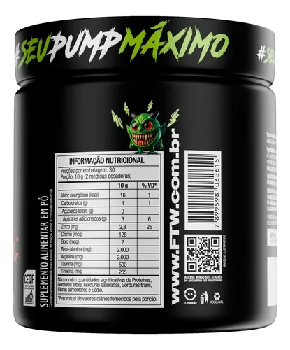 Pré Treino Dilabol Pump Sem Cafeína 300g