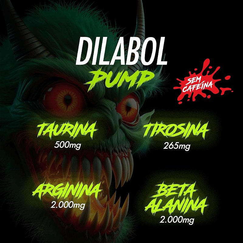 Pré Treino Dilabol Pump Sem Cafeína 300g