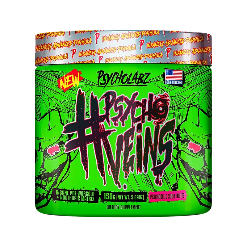 Kit Pré-Treino Insano Psycholabz 6 Potes de 80 grs