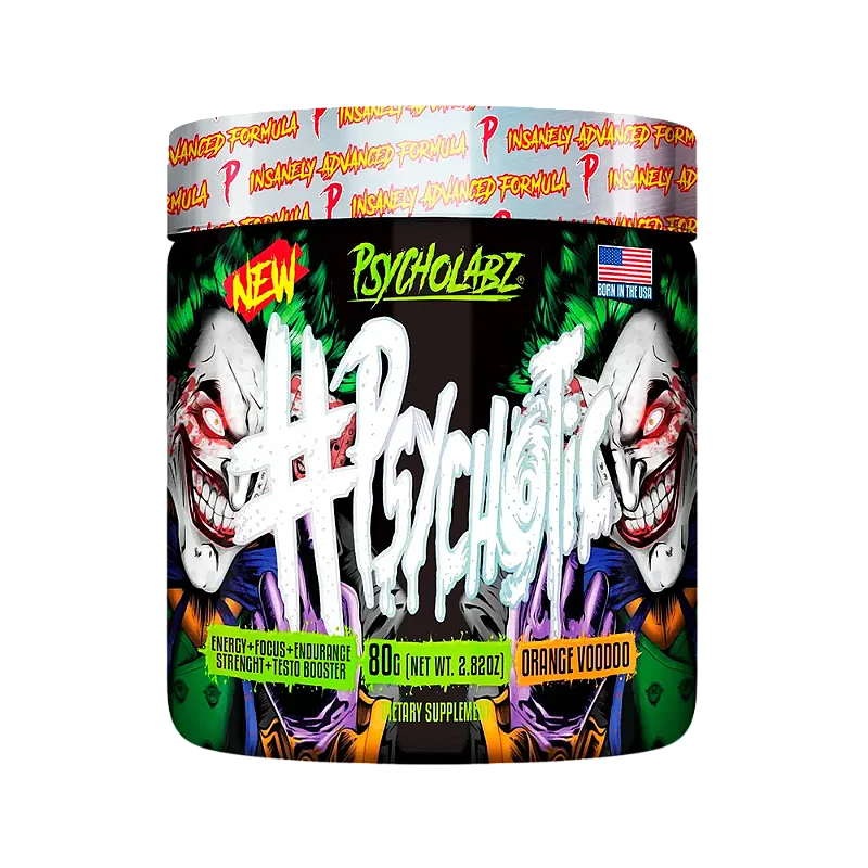 Kit Pré-Treino Insano Psycholabz 6 Potes de 80 grs
