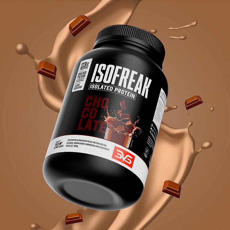 Proteína Isolada 3VS Nutrition Isofreak 900g Chocolate