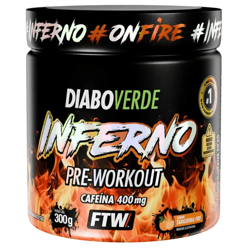 Pré-Treino Diabo Verde Inferno 300g - FTW