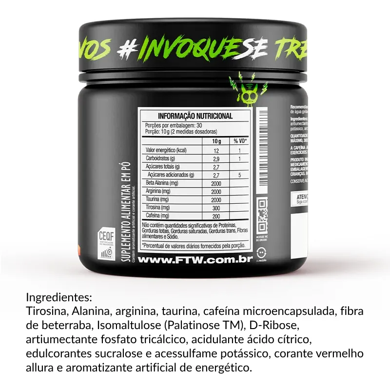 Pré-Treino Diabo Verde 300g - FTW