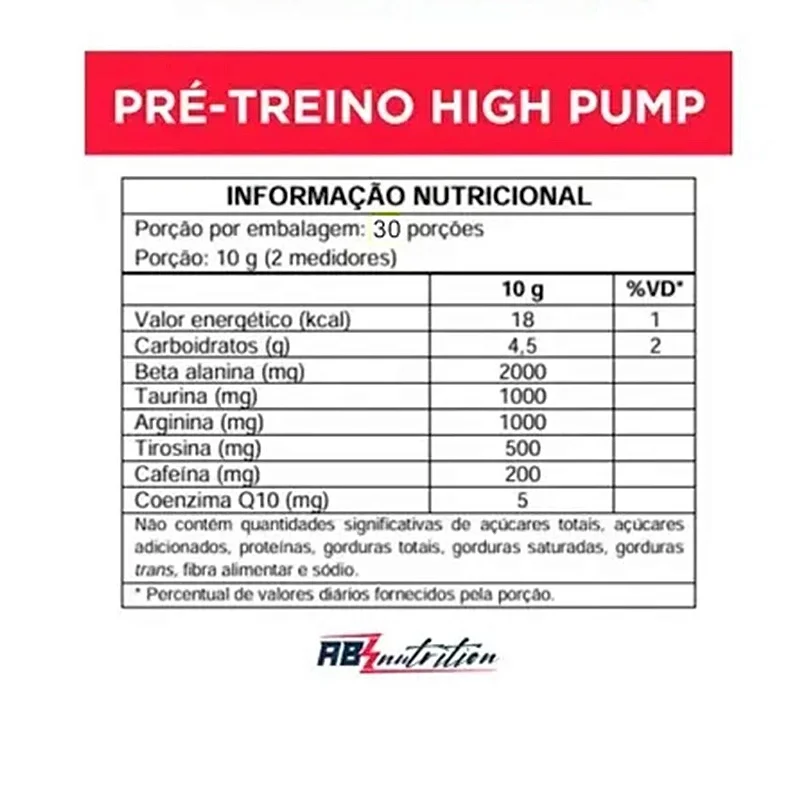 Pré Treino High Pump Levevida 400g sabor Morango Com Blueberry