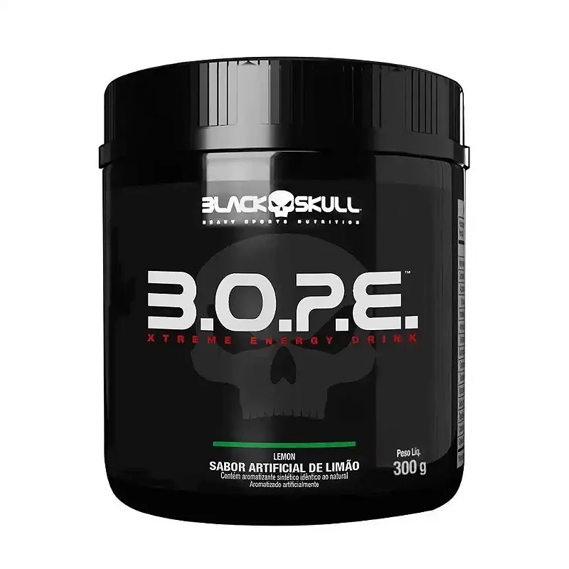 Pré Treino BOPE Black Skull Frutas Vermelhas