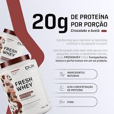Dux Fresh Whey 900g Proteína Natural