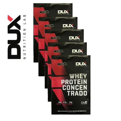 Sache Dose Única Dux Whey Protein Sem Sabor