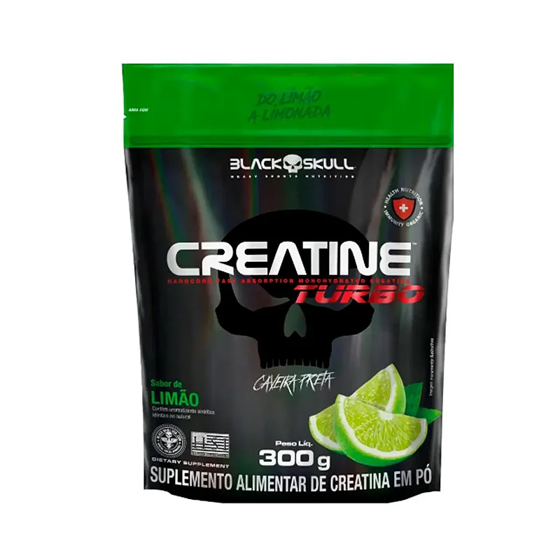 Creatina Black Skull Limão 300g