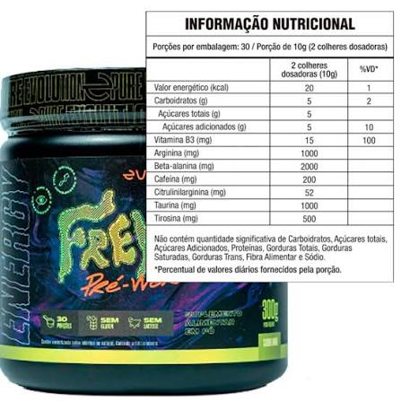 Pré Treino Frenzy 300g Evolue Com Citrulina