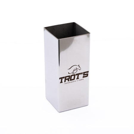 Copo Inox TROT’S Quadrado Polido 250 ml