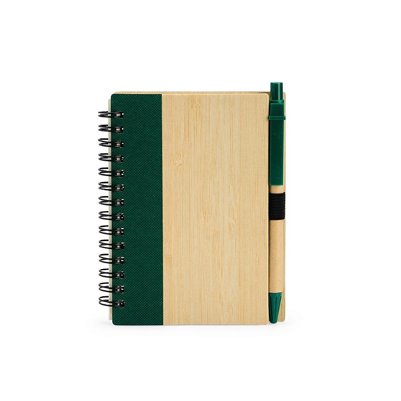 Kit 20 Caderno Ecológico com Caneta Personalizado