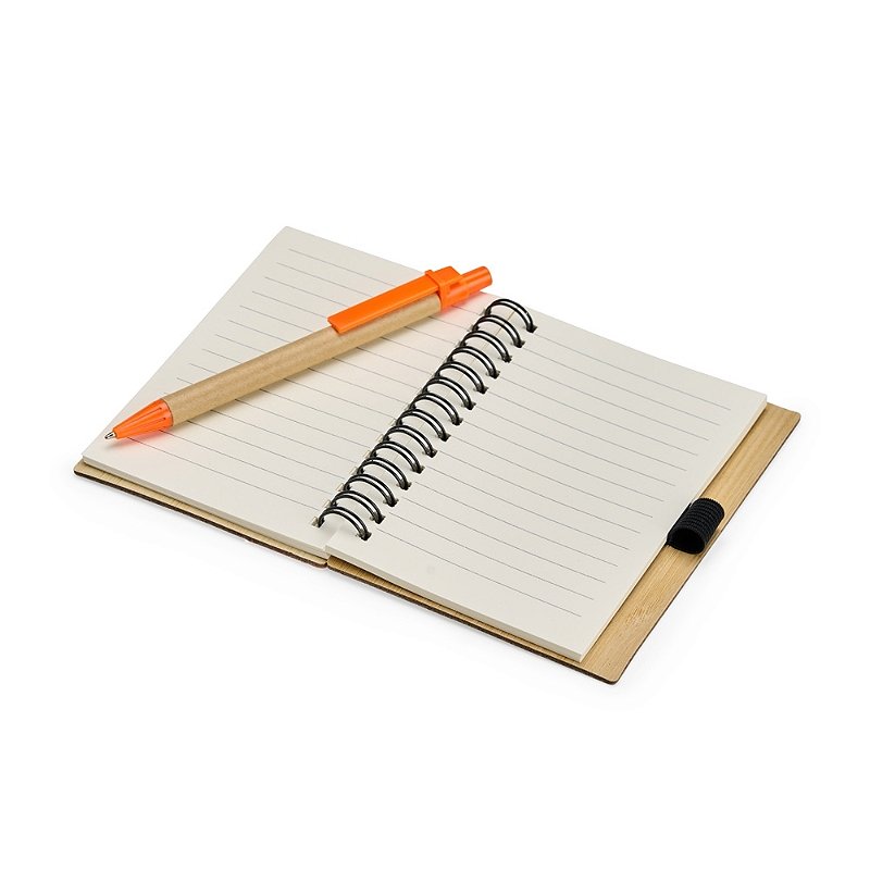 Kit 20 Caderno Ecológico com Caneta Personalizado