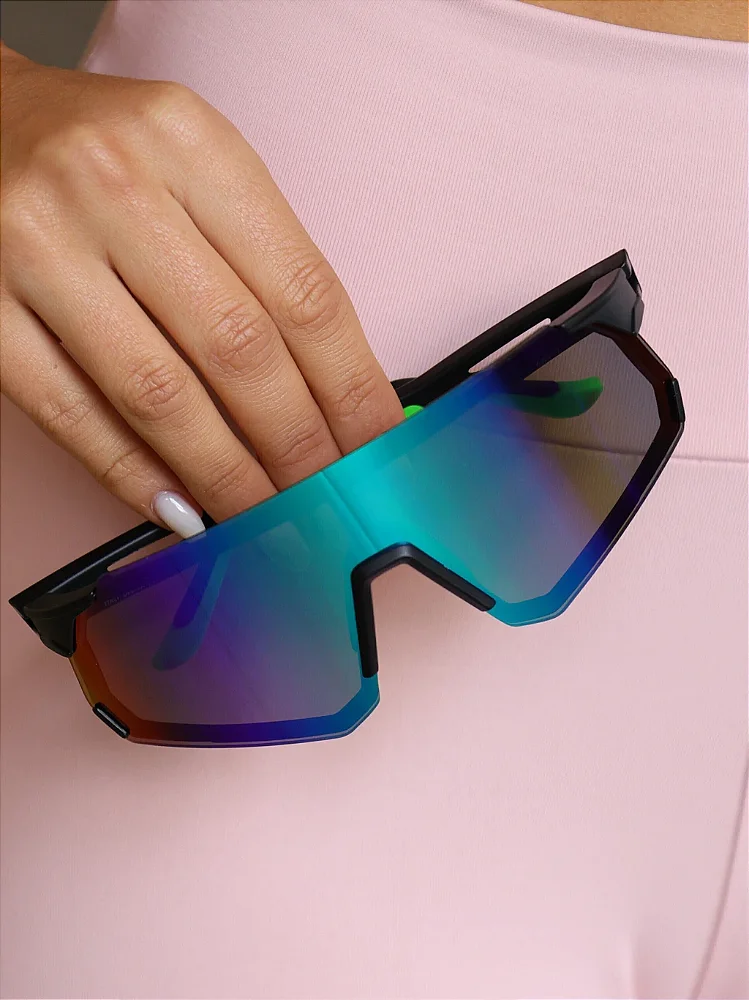 Óculos de Sol Esportivo Speed 2.0 - Azul Preto - Injetado
