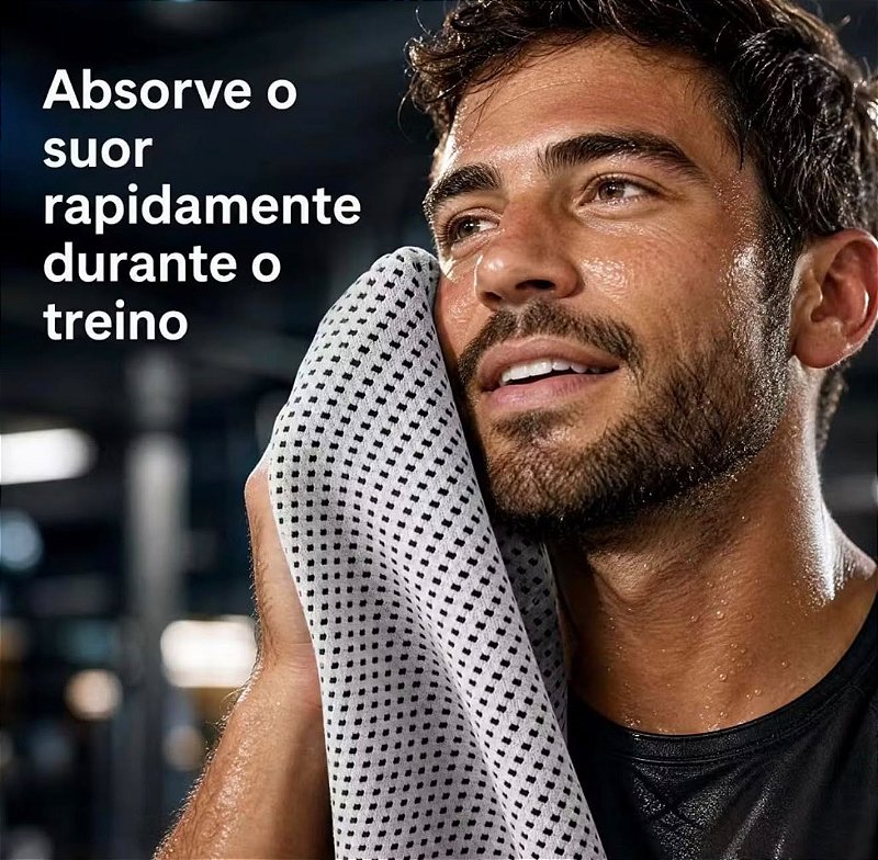 Toalha Refrescante - Cinza
