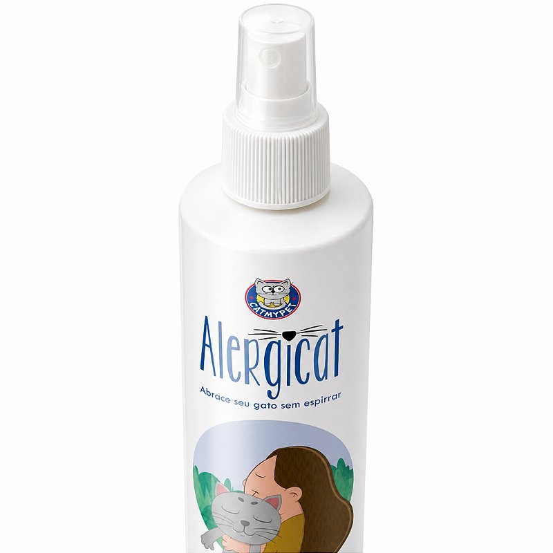 Banho a Seco Para Gatos Alergicat Loção Antialérgica 250 ml CatMyPet