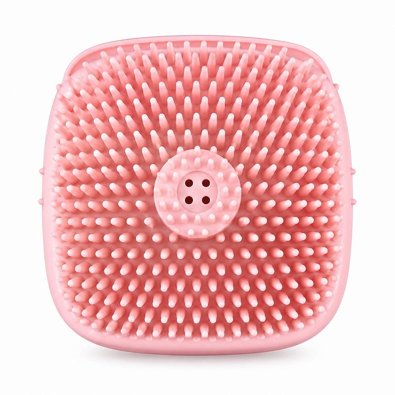 Escova de Banho para Pet com Dispenser de Shampoo