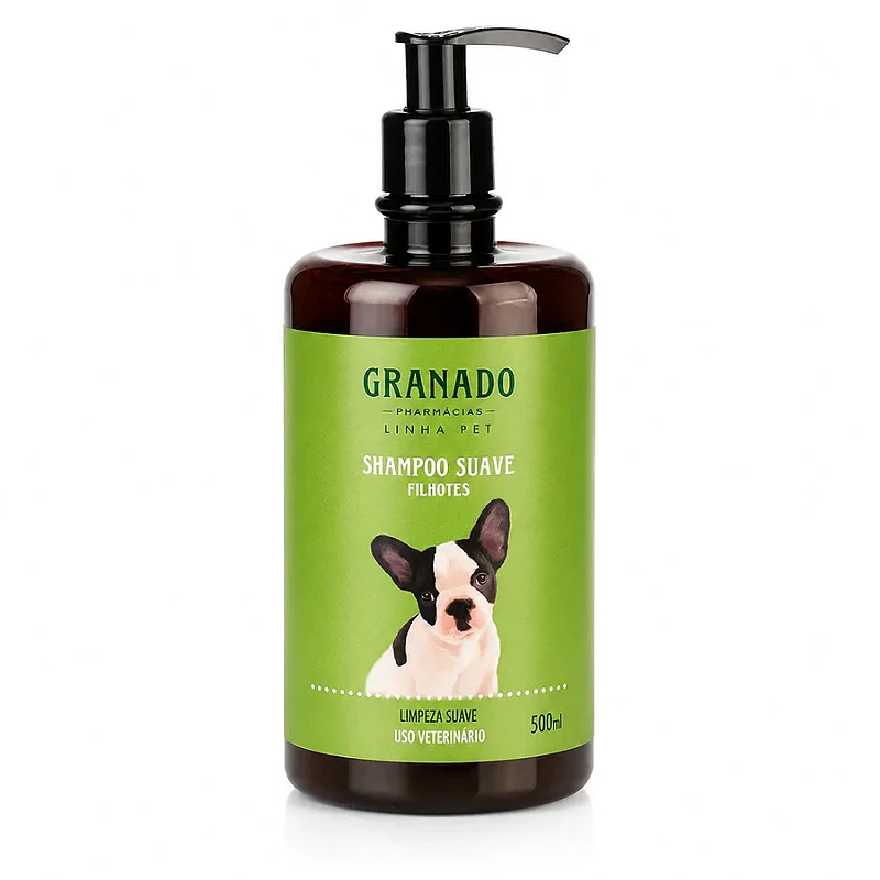 Kit Granado Pet Shampoo Filhote e Condicionador Pelos Escuro
