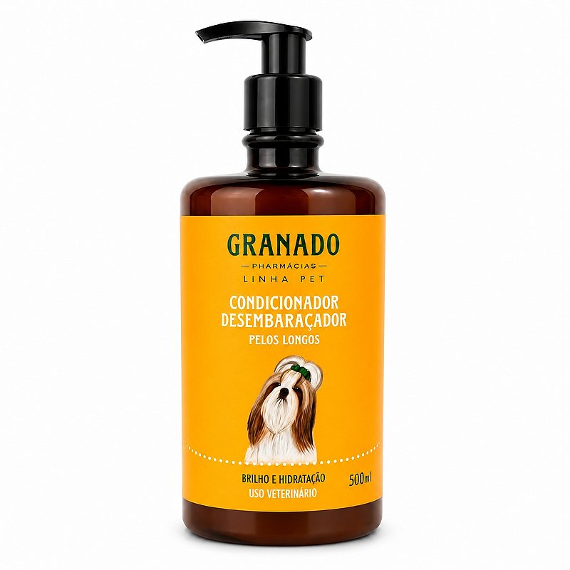 Kit Granado Shampoo Condicionador + Escova Dispenser Pet