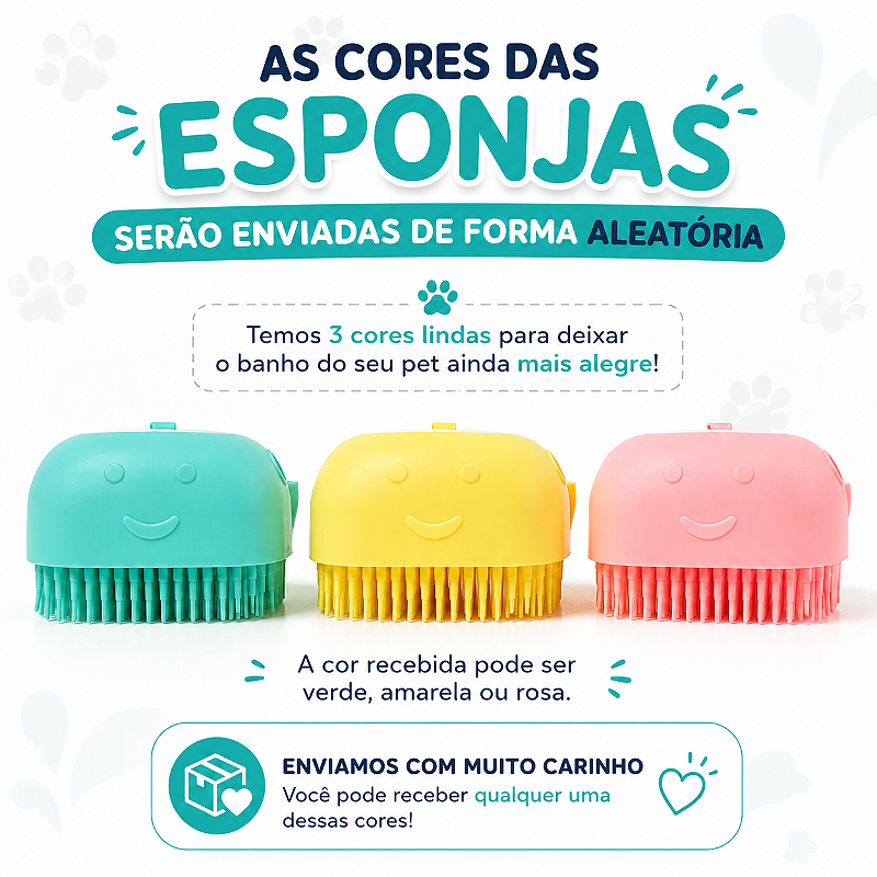 Kit Shampoo Granado Pelos Claros 500ml + Escova Banho Pet