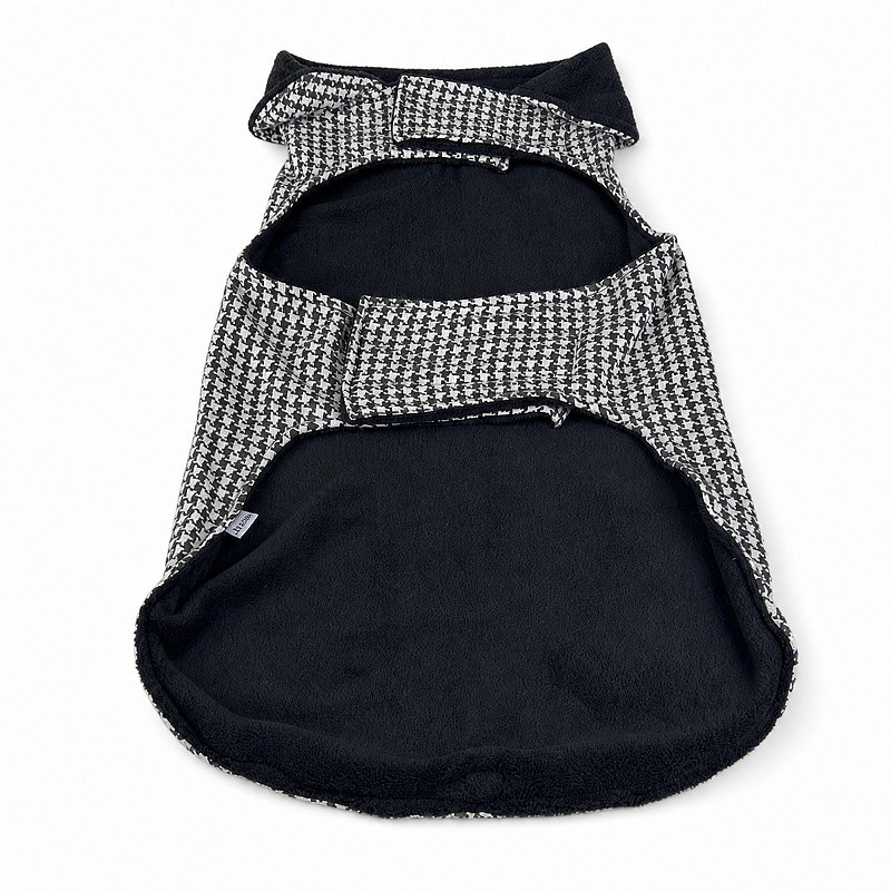 Capa para Cachorro Tweed com Fleece Inverno XGG Cães Grandes