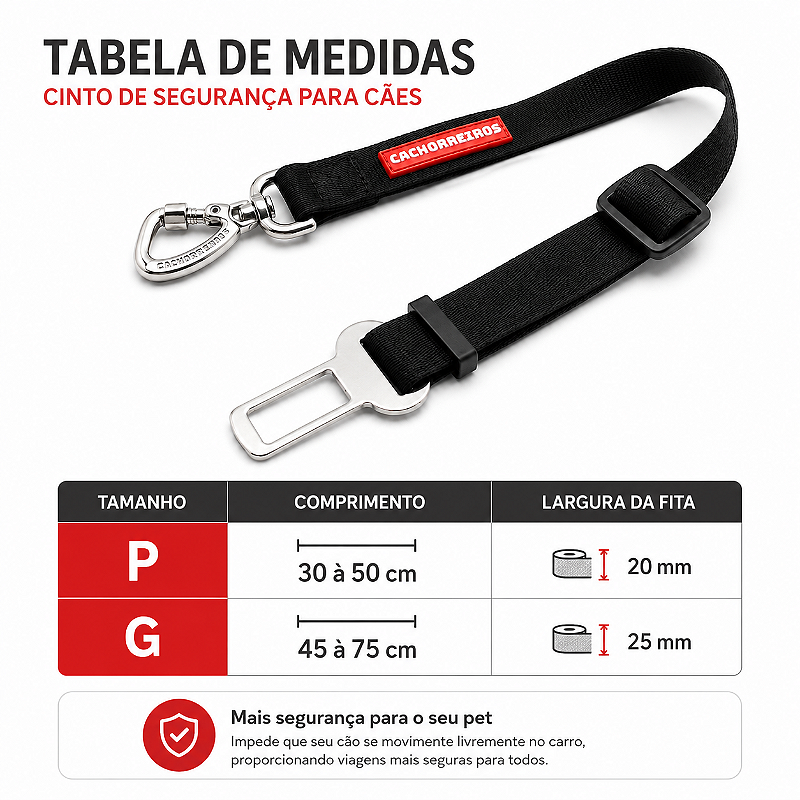 Cinto De Seguranca Black - G