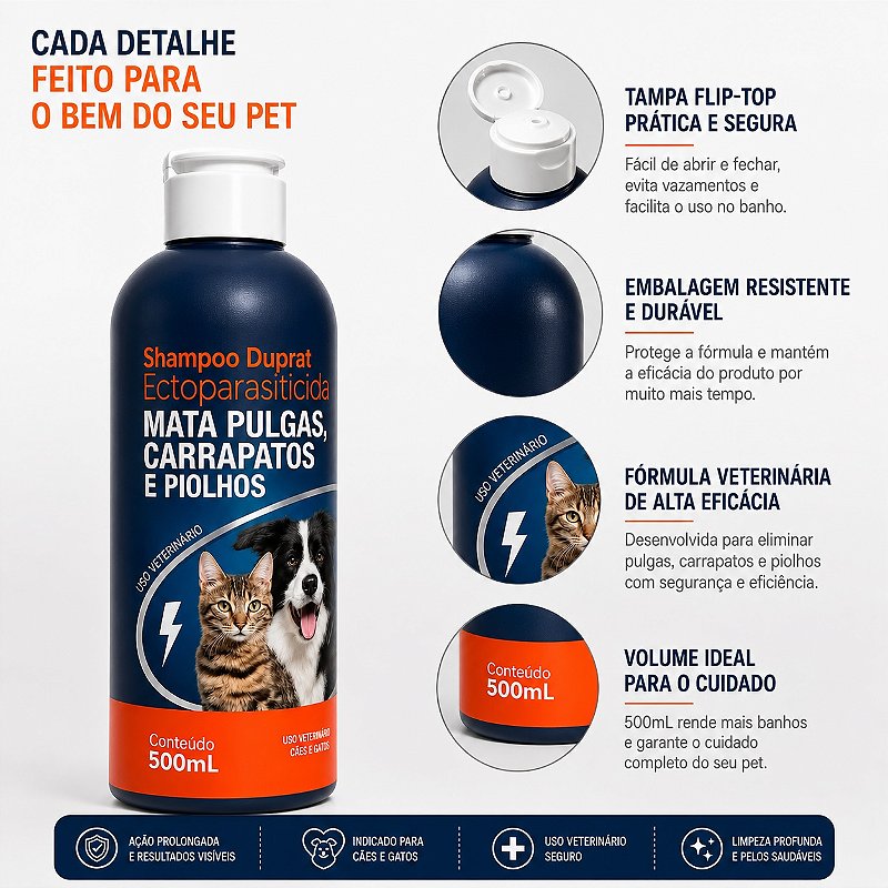 SHAMPOO ANTI PULGAS 500 ML