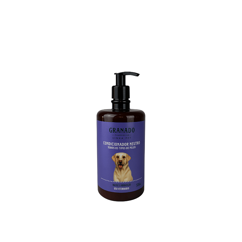Shampoo Pelos Claros + Condicionador Neutro Granado 500ml Cão Gato