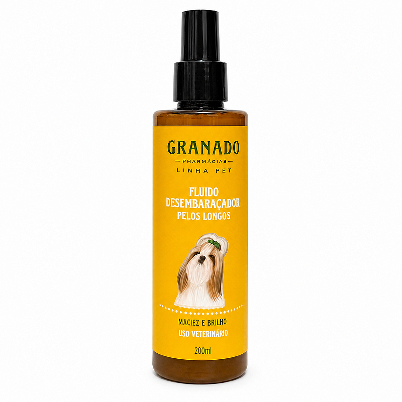 Shampoo Pet Pelo Escuro Condicionador Fluido Desembaraçador