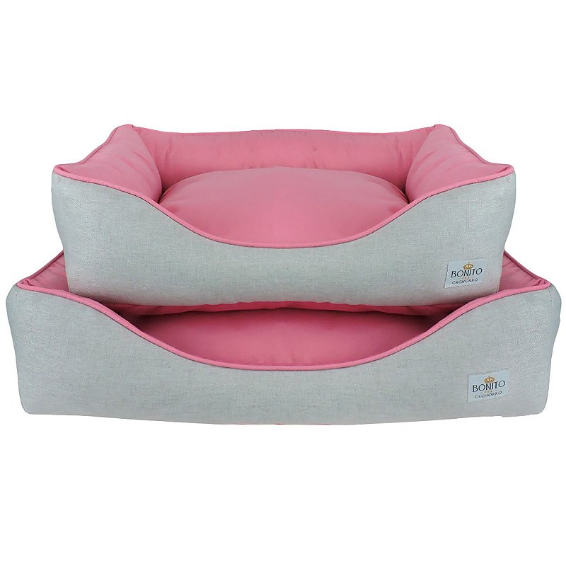 Cama para Cachorro Linho Clean Confortável Lavável Pet