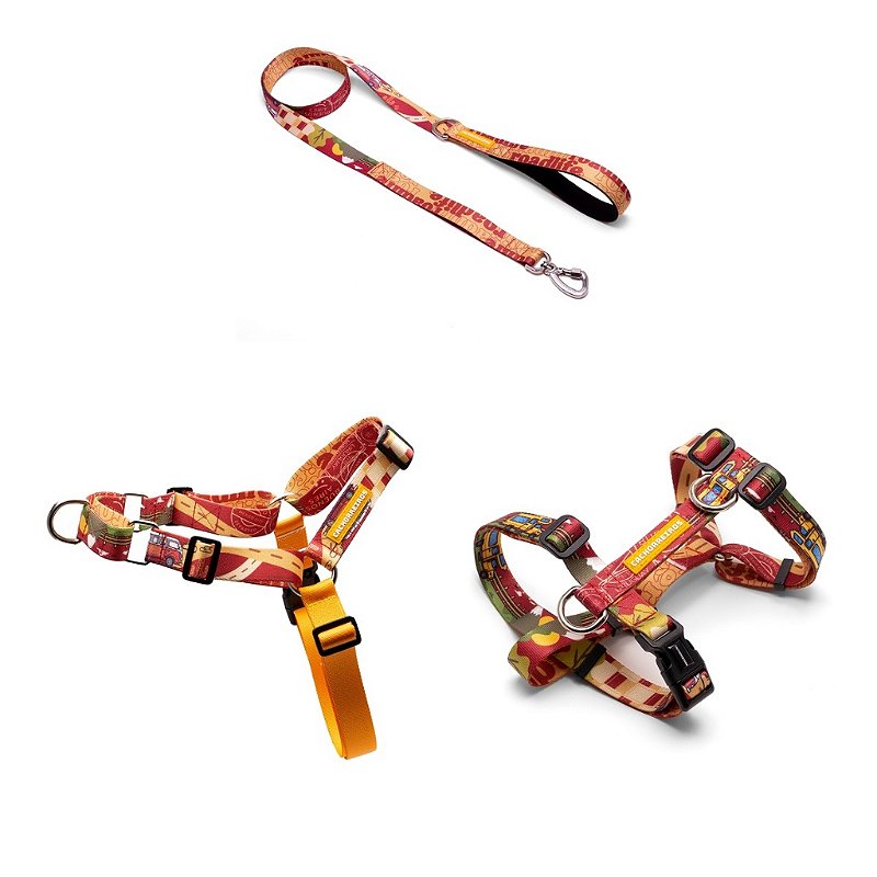 Kit Passeio Cachorreiros 3 Peças para Cachorro