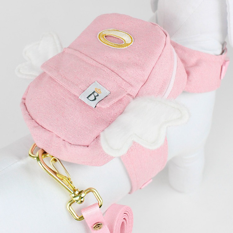 Colete Mochila Pet em Linho Anjinho