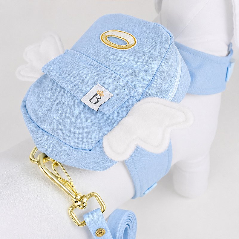 Colete Mochila Pet em Linho Anjinho