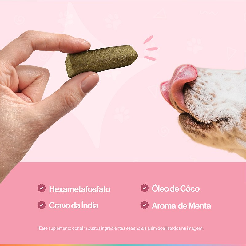 Dentes & Hálito - Cuidado Oral Para Cães - Buddy Nutrition