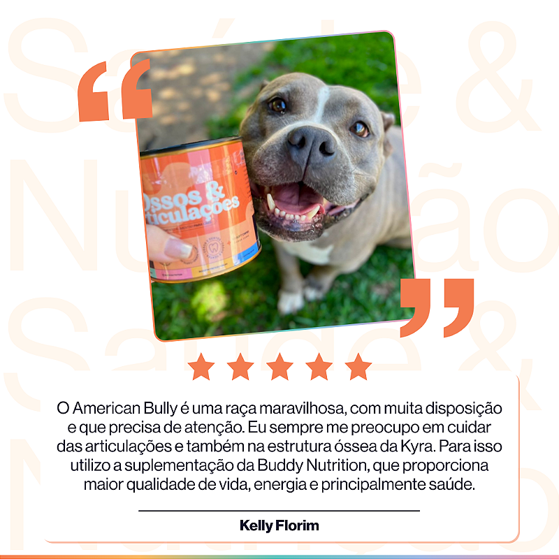 Ossos & Articulações Suplemento Alimentar Cães Buddy Nutrition