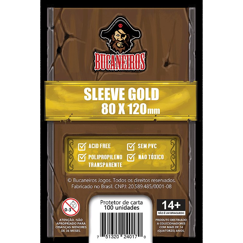 Sleeve GOLD (80 x 120)
