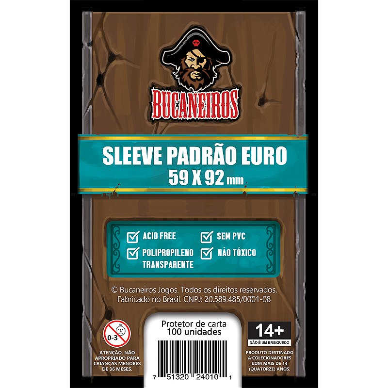 Sleeve PADRÃO EURO (59 x 92)