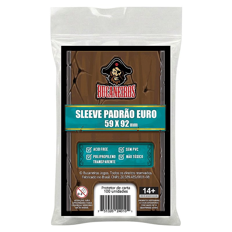 Sleeve PADRÃO EURO (59 x 92)