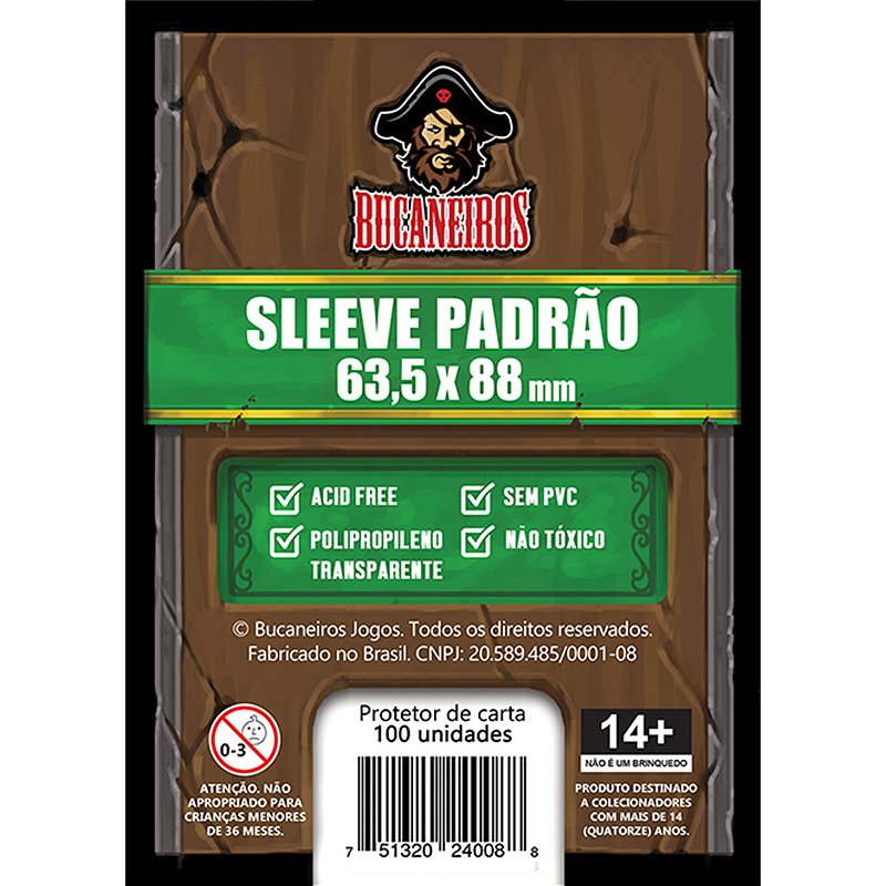 Sleeve PADRÃO (63,5 x 88)