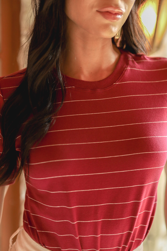 Tshirt Duna Bordô Merlot