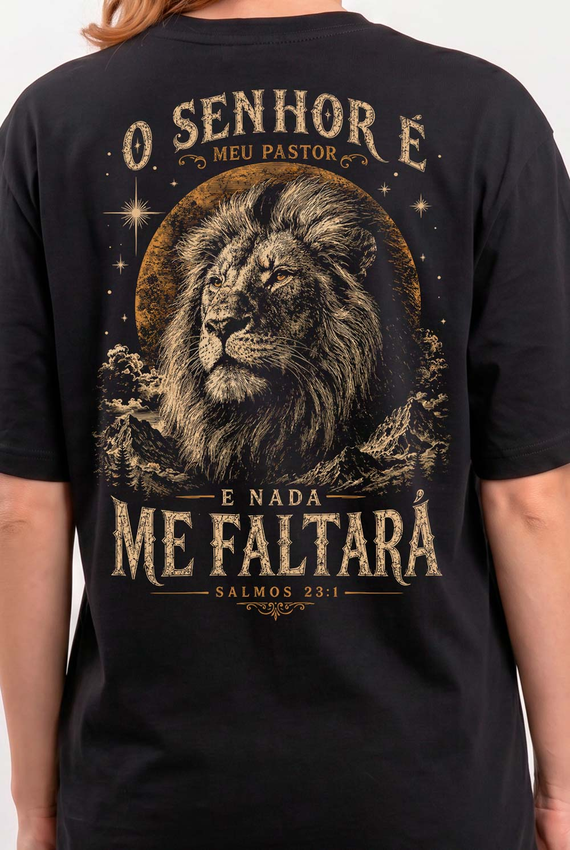 Tshirt Max Leão O Senhor É Meu Pastor