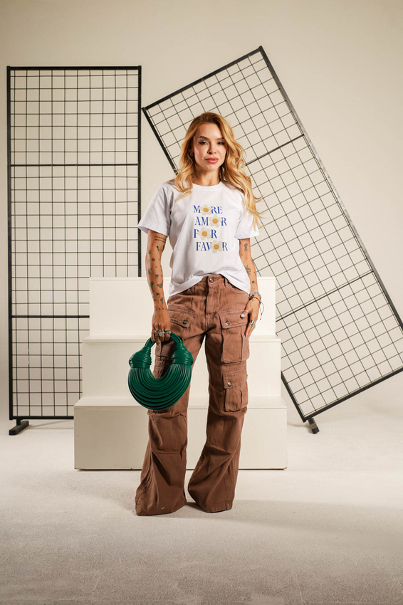 Tshirt More Amor Por Favor Flores