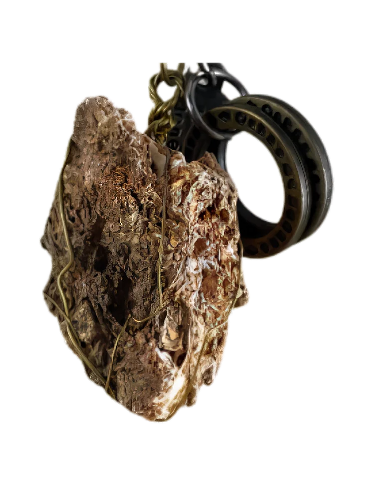 Coquina Rocha Pingente Colar Aromaterapia
